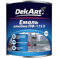 Эмаль алкидная DekArt 2,8 кг ПФ-115 П (бежевый), яркий цвет, эстетический вид, глянцевое покрытие
