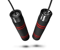 Скакалка з обтяжувачем Hop-Sport HS-F040JR чорна smart
