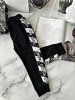 Спортивные штаны для мальчика с надписями Чёрные 7121 68, Чёрный, Мальчик, Весна Лето, 100 см