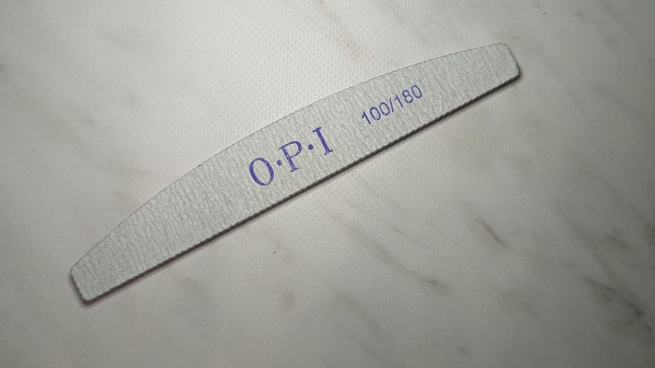 OPI Пилка для нігтів двосторонняя, 100/180 гріт, фото 1