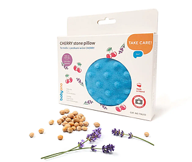 Грілочка з кісточок вишні та ароматом лаванди (13х16 см.) Блакитний / "Babyono"