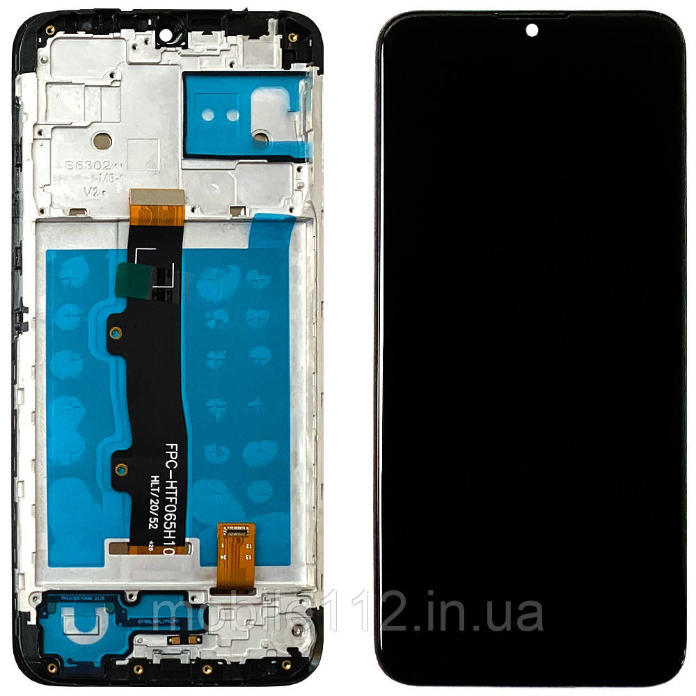Екран (дисплей) Motorola Moto E7 Power XT2097-6, Moto E7i Power XT2097-13 з тачскріном з рамкою