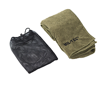 Полотенце Военнополевое дорожное Mil-Tec Микрофибра Масло HANDTUCH MICROFIBRE 80X40CM OLIV (16011011)