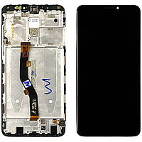 Экран (дисплей) Meizu Note 8 M822H M822Q + тачскрин черный с рамкой