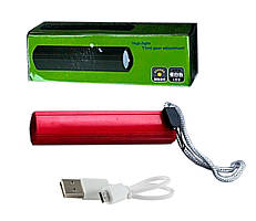 Кишеньковий ручний акумуляторний ліхтар BL-148 мініліхтарик 1LED USB