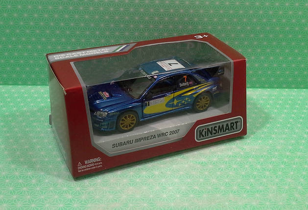 Гра Kinsmart Машина (КТ5328W) Subaru Impreza WRC 2007, фото 2