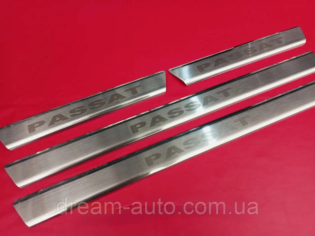 Накладки на пороги Volskwagen Passat B8 2015+, фото 1