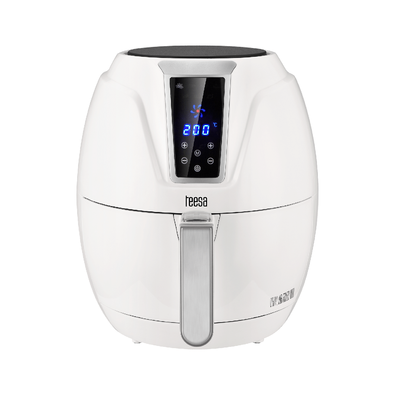 Безмасляная мультипечь с таймером TEESA DIGITAL AIR FRYER 3,2L WHITE электрическая с антипригарным покрытием - фото 2 - id-p2016300418