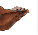 Чоловічий шкіряний гаманець «Русскій воєнний корабль, іді на ...!», фото 4