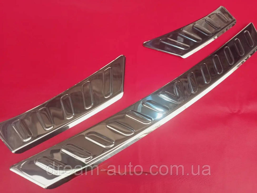 Накладки на задній бампер Volkswagen Tiguan 2007-2016, фото 1