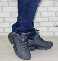 Зимние мужские кроссовки серого цвета