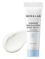 Миниатюра Увлажняющий солнцезащитный лосьон Skin&Lab Hybarrier Fresh Sun Lotion, 10 мл