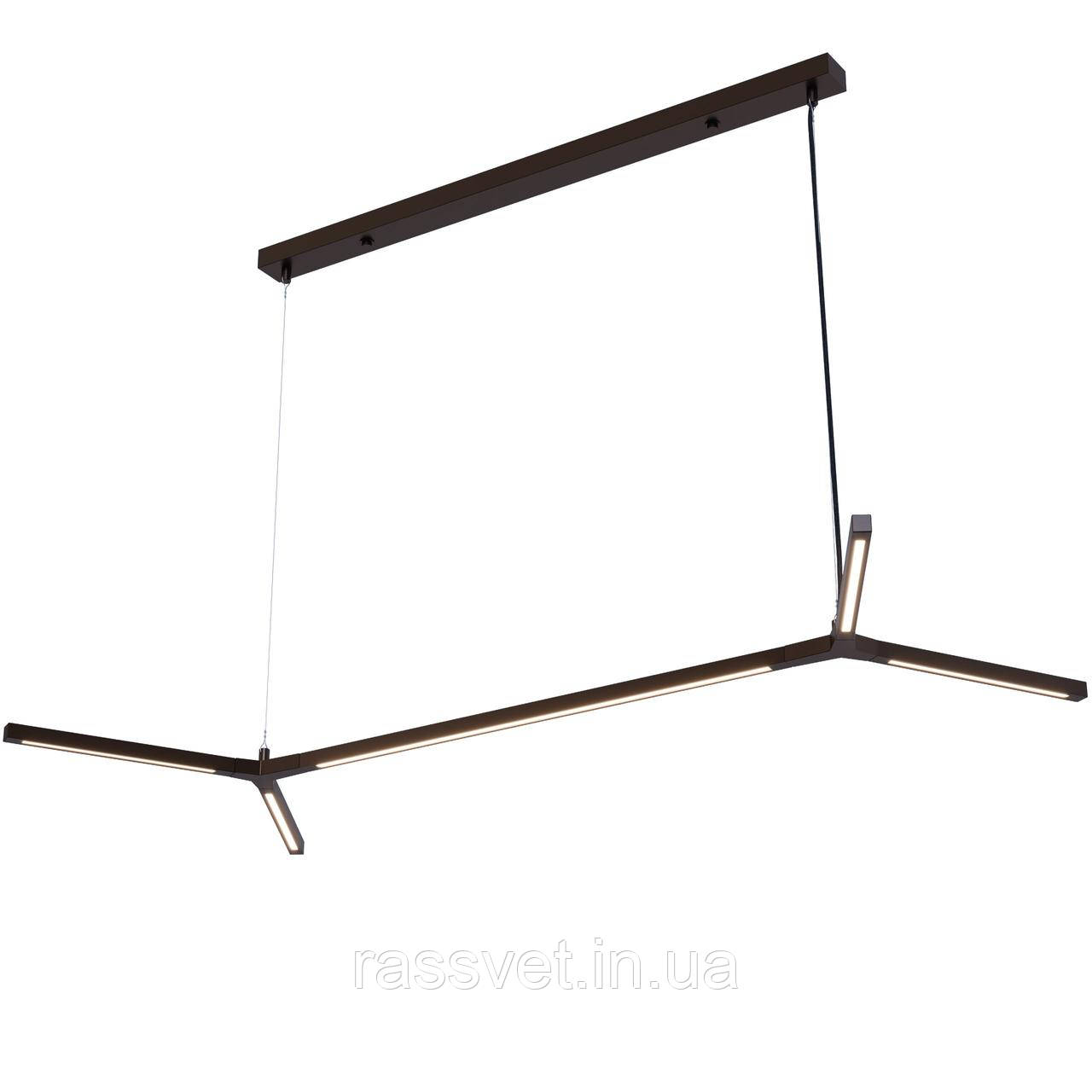Люстра LINE 2 арт. 28894 Коричневий 3000К