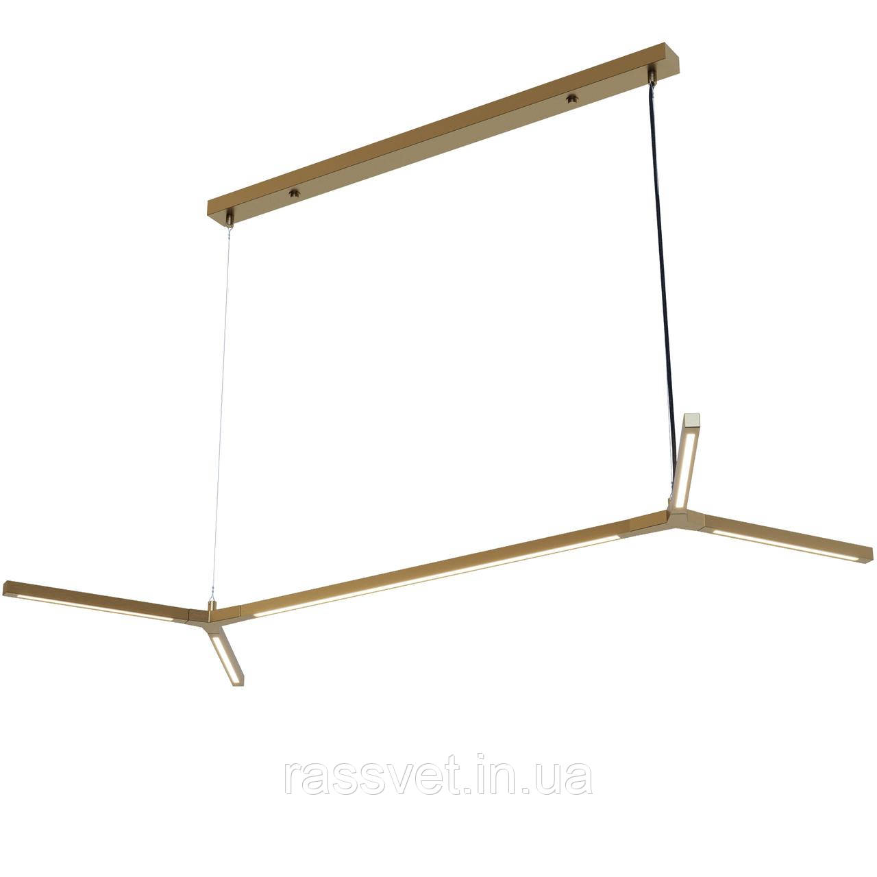Люстра LINE 2 арт. 28894 Золотий 3000К