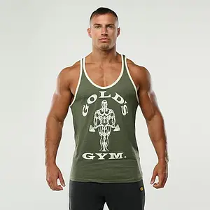 Спортивна чоловіча майка Golds Gym Muscle Joe P Vest Sn99 - Army Green M/L