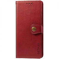 Чехол-книжка кожаный GETMAN Gallant PU для Oppo A74 4G Красный 1172443