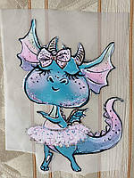 Термонаклейка на одяг  новорічний дракончик