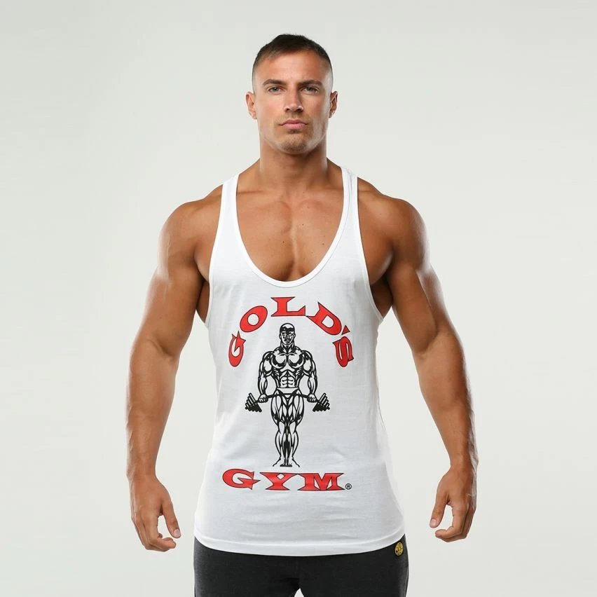 Спортивна чоловіча майка Gold’s Gym Muscle Joe Vest Sn99 - White XL/2XL