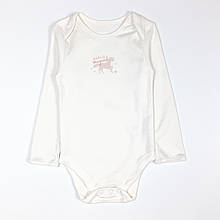 Бодік з довгим рукавом для дівчинки George, 12-18м (80-86см)