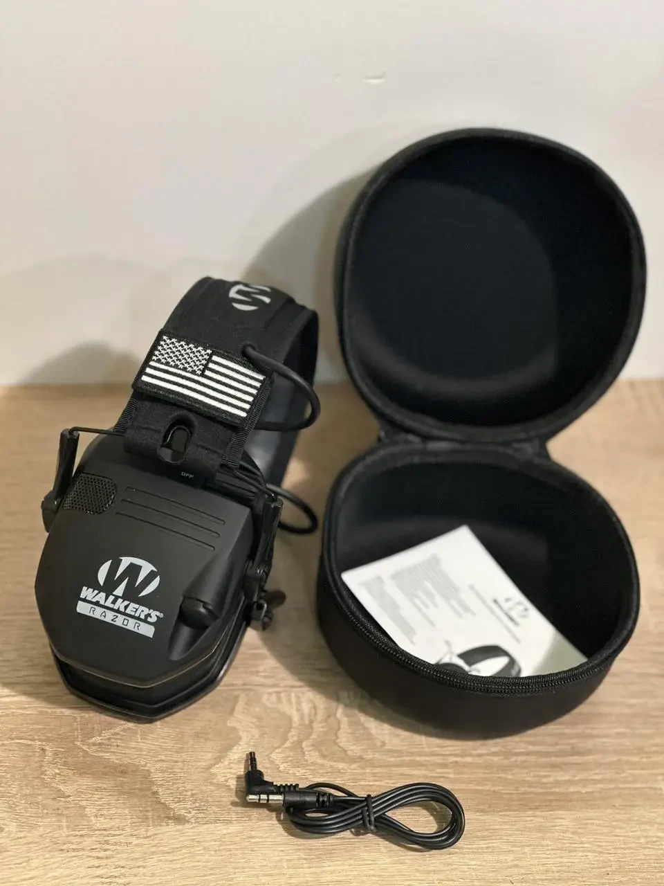 Активні навушники в чохлі Walker's Razor Slim Р_пліка!!!, рівень шумоподавлення 23 дБ, для стрільби, фото 1