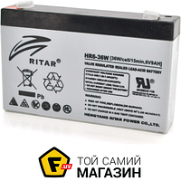 Аккумулятор для ИБП Ritar Аккумуляторная батарея AGM HR6-36WTCHK Gray CaseTCHK 6V 9TCHK0Ah ( 151 х 34 х 94