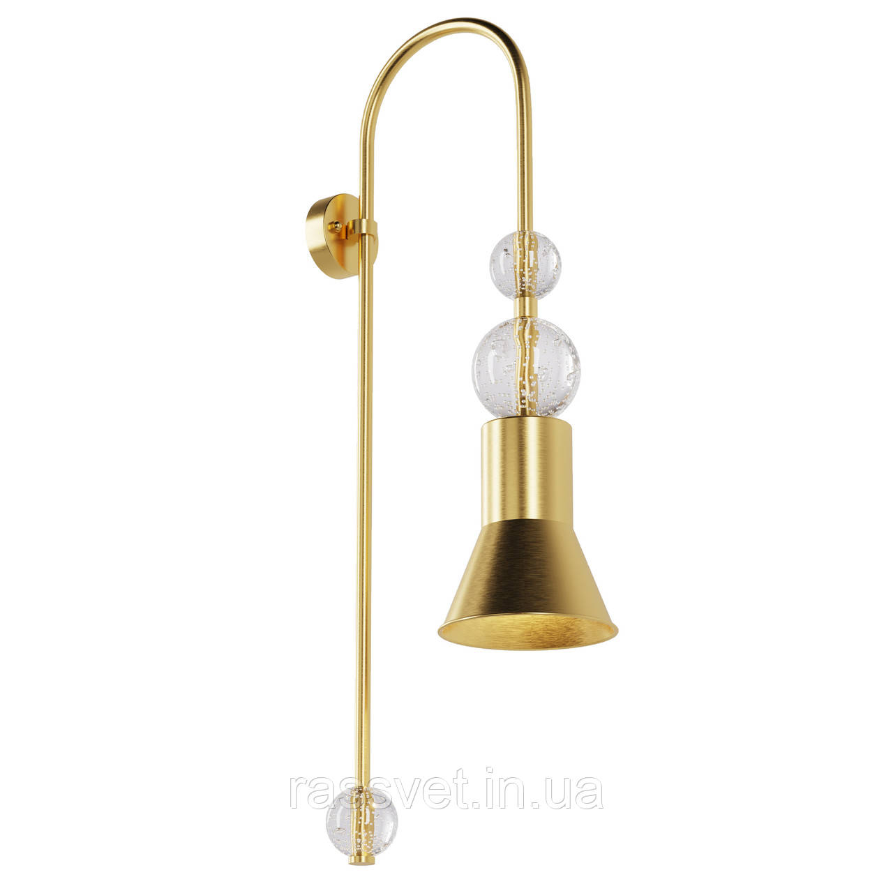 Настінний світильник, бра ARCH арт. 9302 Золотий 1 шт