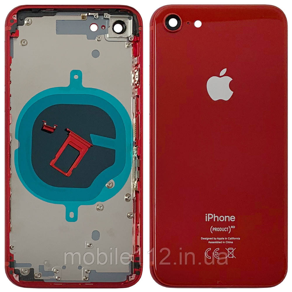 Корпус Apple iPhone 8 червоний