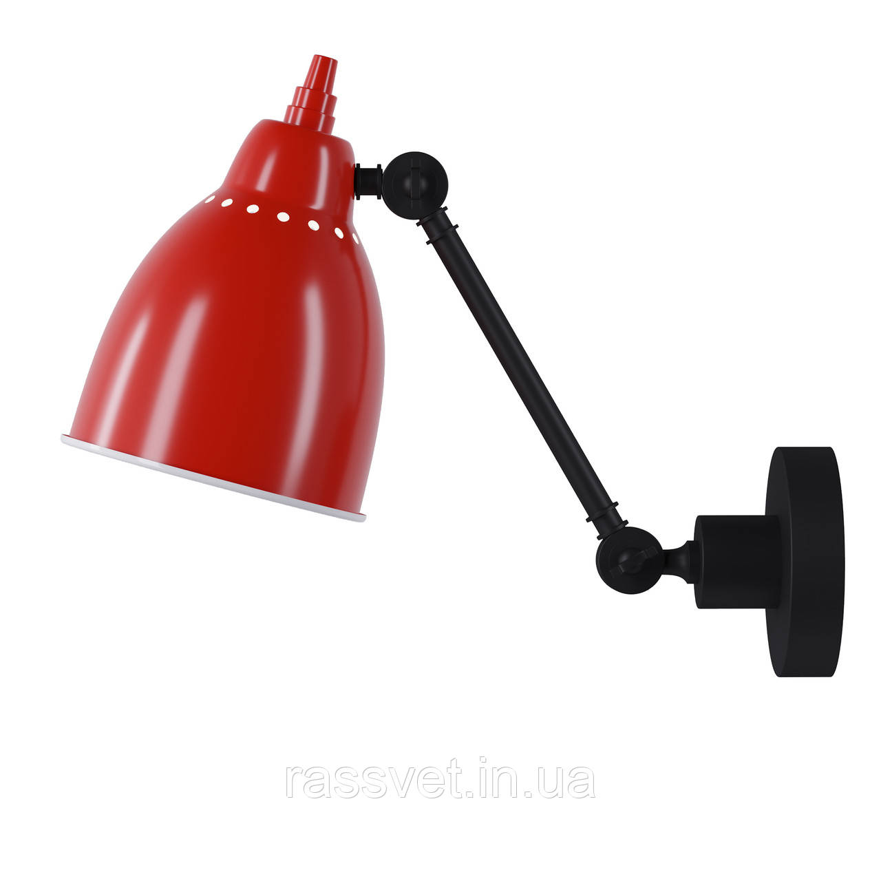 Настінне бра Brnk, арт. 5926 Чорний/червоний