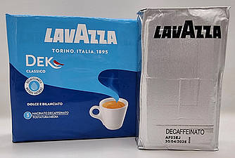 Кава мелена без кофеїну "Lavazza Dek" 250 грамів Італія 60/40