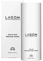 Увлажняющий легкий крем на ламелярной эмульсии LAGOM Cellus Mild Moisture Cream, 80 мл