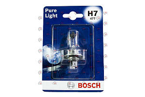 Лампа H7 12V 55 W BOSCH Pure Light блістер