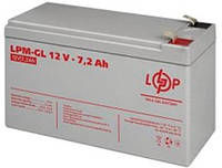 Аккумулятор гелевый 7 ампер часов, Ah, аг, ач, 12 V, В, для квартиры, дома, ИБП, инвертора, UPS