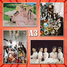 Плакаты А4 Red Velvet