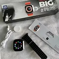 Смарт часы T900 Ultra smart watch беспроводная зарядка В стиле Apple watch8 series черный