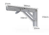 Механізм для відкидного столу, білий (2 шт), фото 4