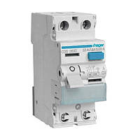 ПЗВ 2P 63A 30мА тип А QC QuickConnect CDS263D Hager (Хагер)