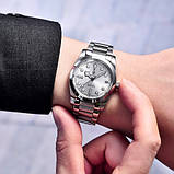 Механічний з автопідзаводом водонепроникний (10ATM) годинник Pagani Design PD-1716 Silver-White, фото 5