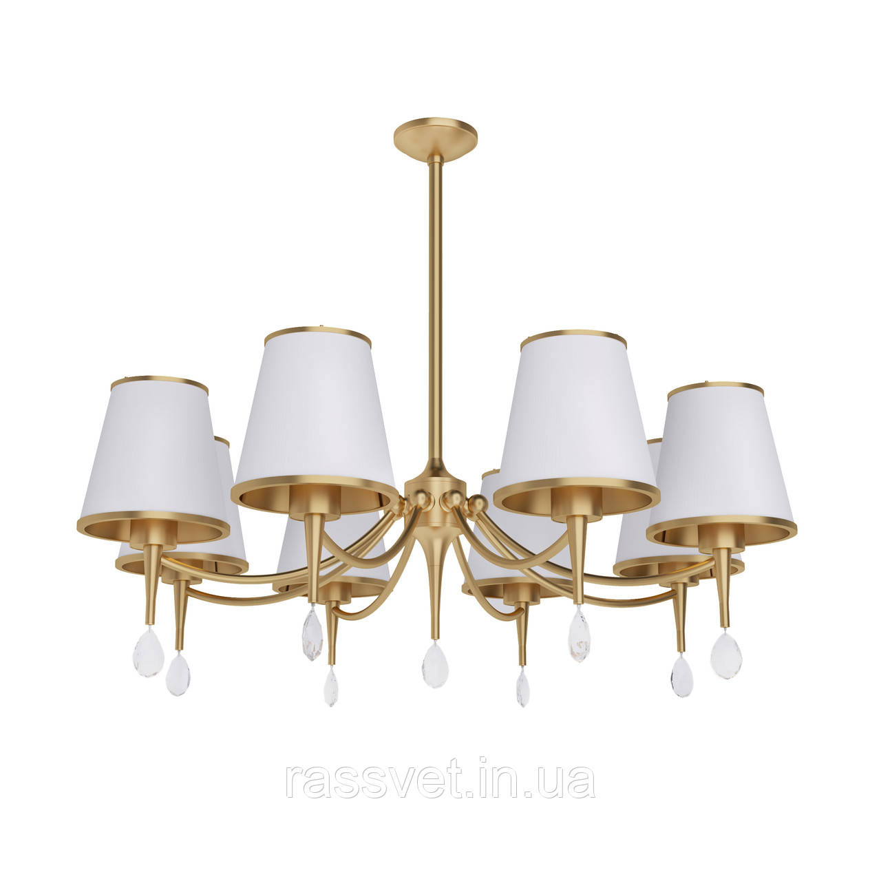 Люстра Lucienne, арт. 24542 Золотий/білий