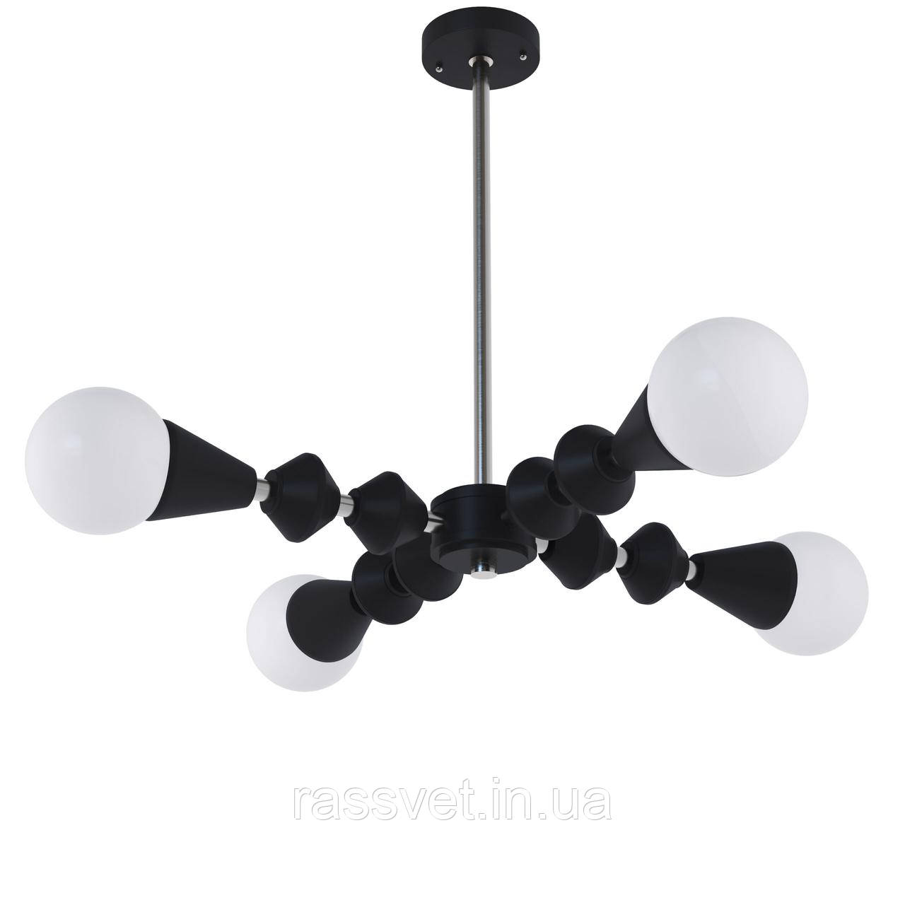 Люстра Dome V4 horizontal арт. 24893 Срібний/чорний