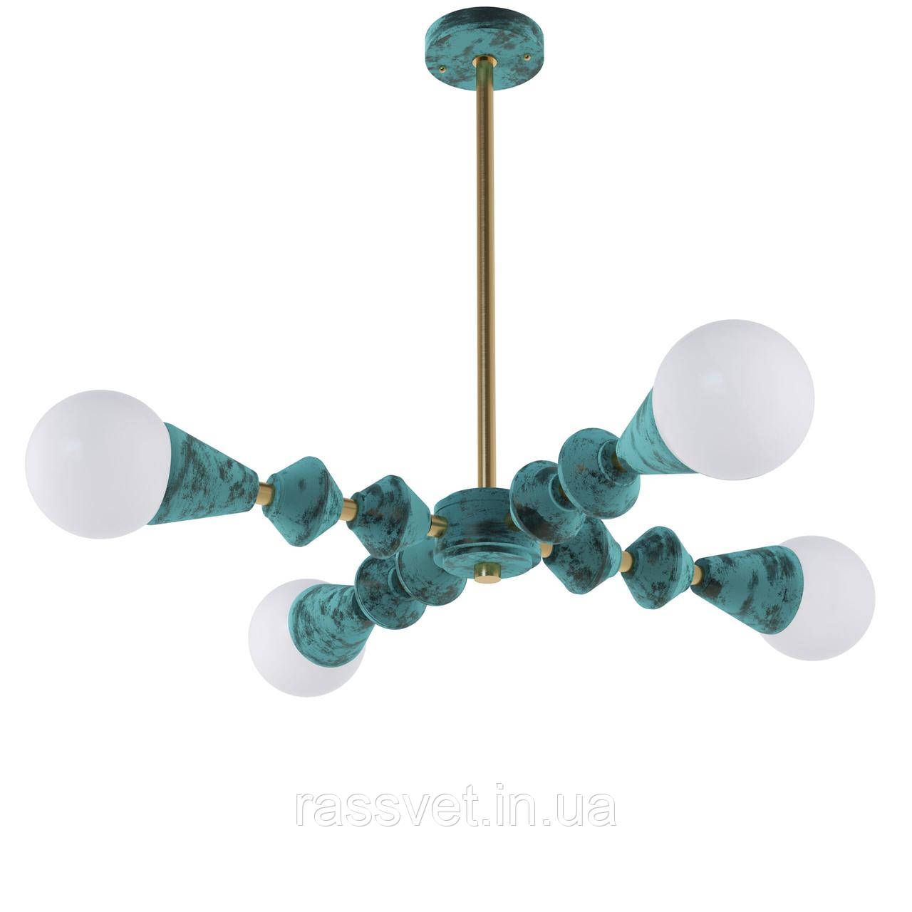 Люстра Dome V4 horizontal арт. 24893 Зелений