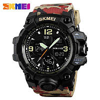 Часы спортивные SKMEI 1155BAG, Наручные часы skmei электронный, Мужские армейские AY-582 водостойкие
