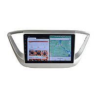 Штатна Магнітола Hyundai Accent Solaris Verna 2017-2019 на Android Модель XYAuto-7311-8octa-CarPlay-360
