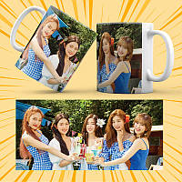 Чашка керамічна Біла K-Pop Red Velvet 330 мл 004