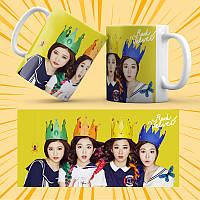 Чашка керамічна Біла K-Pop Red Velvet 330 мл 007