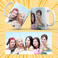 Чашка керамічна Біла K-Pop Red Velvet 330 мл 010