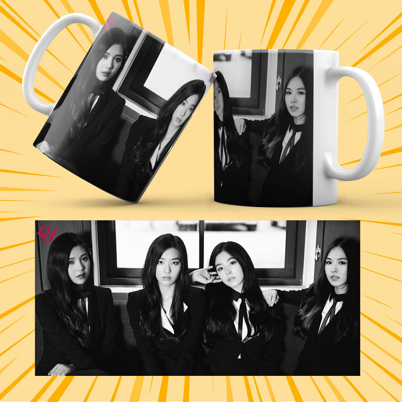 Чашка керамічна Біла K-Pop Red Velvet 330 мл 016