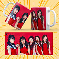 Чашка керамічна Біла K-Pop Red Velvet 330 мл 017
