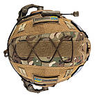 Шолом тактичний Fast TEAM WENDY Helmet NIJ IIIA + Навушники Walkers Razor Slim з чебурашкою + ліхтарик + кавер, фото 7