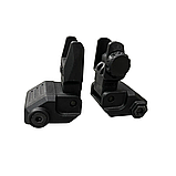 Мушка та цілик низькі, DLG TACTICAL (DLG-166), колір Чорний, знімні на Picatinny, відкидні, фото 5