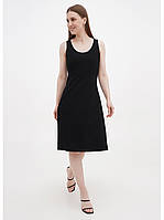 Літнє плаття сарафан із закритою спинкою чорний